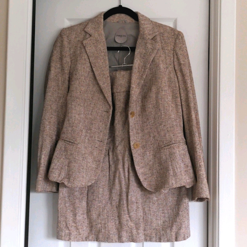 Ports 1961 Blazer and Skirt Suit Set - 2 & 4
